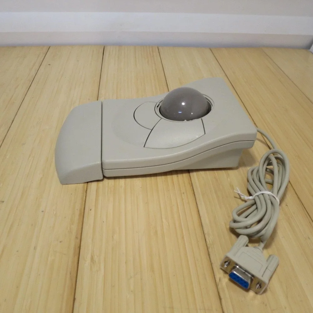 Vintage DRTRACK Trackball Roller Ball Mouse with 3‎ Buttons - Tested - See Notes